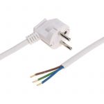 Шнур электрический с угловой вилкой 16А 3500Вт ПВС 3х1.5кв.мм 1.5м бел. Rexant 11-1323 Шнур электрический с угловой вилкой 16А 3500Вт ПВС 3х1.5кв.мм 1.5м бел. Rexant 11-1323