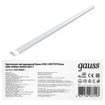 Светильник светодиодный 1492х75х25 50Вт 4550Лм 6500К IP20 WLF-1 алюминий Gauss 144126350 Светильник светодиодный 1492х75х25 50Вт 4550Лм 6500К IP20 WLF-1 алюминий Gauss 144126350