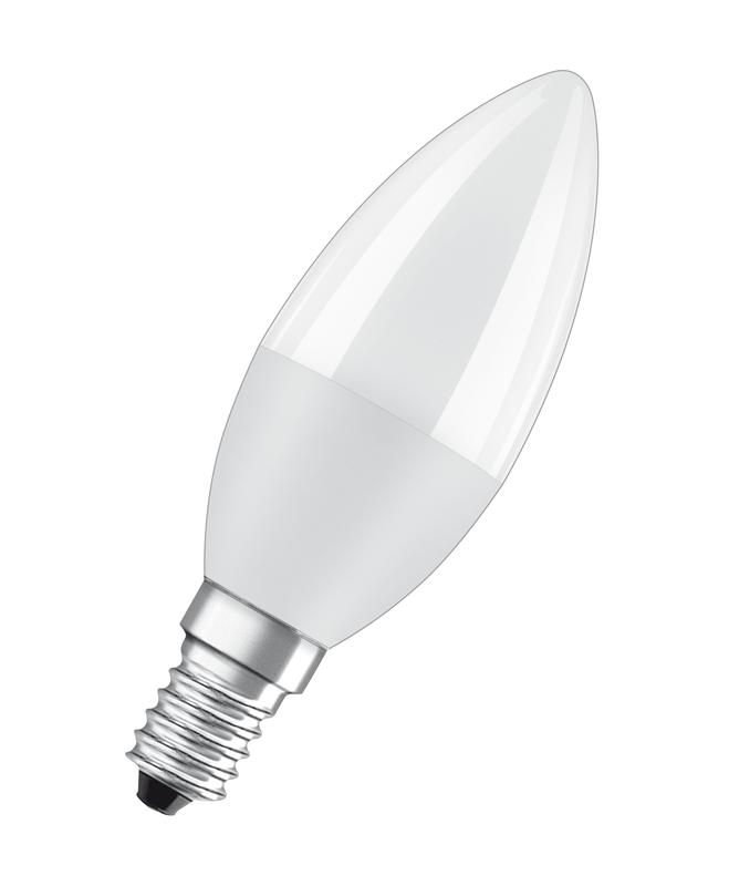 Лампа светодиодная LED Value LVCLB75 10SW/830 10Вт свеча матовая E14 230В 10х1 RU OSRAM 4058075579125