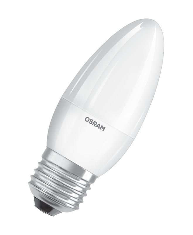 Лампа светодиодная LED Value LVCLB75 10SW/840 10Вт свеча матовая E27 230В 10х1 RU OSRAM 4058075579569