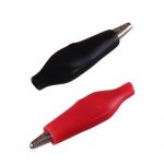 Зажим "крокодил" 5А 40мм в изоляторе (пакет Боб) (уп.2шт) Rexant 16-0001-9 Зажим "крокодил" 5А 40мм в изоляторе (пакет Боб) (уп.2шт) Rexant 16-0001-9