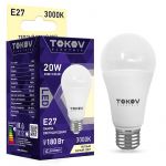 Лампа светодиодная 20Вт А60 3000К Е27 176-264В TOKOV ELECTRIC TKE-A60-E27-20-3K Лампа светодиодная 20Вт А60 3000К Е27 176-264В TOKOV ELECTRIC TKE-A60-E27-20-3K