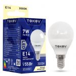 Лампа светодиодная 7Вт G45 3000К Е14 176-264В TOKOV ELECTRIC TKE-G45-E14-7-3K Лампа светодиодная 7Вт G45 3000К Е14 176-264В TOKOV ELECTRIC TKE-G45-E14-7-3K