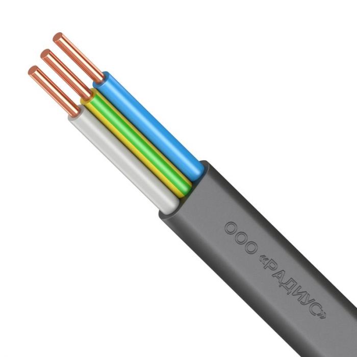 Кабель ВВГ-Пнг(А)-LSLTx 3х1.5 ОК (N PE) 0.66кВ (уп.100м) Радиус TR8112
