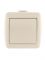 Выключатель 1-кл. ОП Nata 10А IP20 крем. LEZARD 710-0300-100