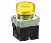 Лампа сигнальная в металлическом корпусе LED 230В зеленая