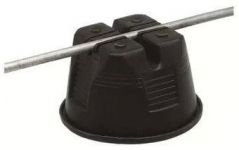 Держатель проводника круглого 8-10 мм для плоской кровли Держатель проводника круглого 8-10 мм для плоской кровли