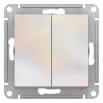 Переключатель перекрестный 2-кл. AtlasDesign 2хсх.7 10АХ механизм жемчуж. SE ATN000473