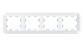 Рамка 4-пост. AtlasDesign Antique универс. бел. SE ATN100104