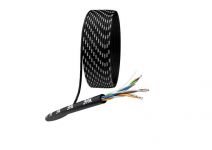 Кабель витая пара U/UTP кат.5E 4х2х24AWG solid CCA PE Outdoor Simple черн. (м) Эра Б0044436 Кабель витая пара U/UTP кат.5E 4х2х24AWG solid CCA PE Outdoor Simple черн. (м) Эра Б0044436