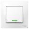 Выключатель 1-кл. СП Blanca 10А IP20 (сх. 1) 250В с подсветкой бел. SE BLNVS010111