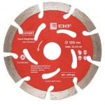 Диск алмазный Hard Segment 125х22.23мм Expert EKF dd-125hps Диск алмазный Hard Segment 125х22.23мм Expert EKF dd-125hps