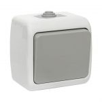 Выключатель 1-кл. ОП Мурманск 10А IP54 сер. EKF EFV10-021-30-54 Выключатель 1-кл. ОП Мурманск 10А IP54 сер. EKF EFV10-021-30-54