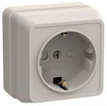 Розетка 1-м ОП Октава РСш20-3-ОКм 16А IP20 с заземл. защ. шторки крем. IEK ERO14-K33-16-DC Розетка 1-м ОП Октава РСш20-3-ОКм 16А IP20 с заземл. защ. шторки крем. IEK ERO14-K33-16-DC