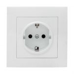 Розетка 1-м СП Валенсия 16А IP20 с заземл. защ. шторки бел. PROxima EKF EWR16-028-10 Розетка 1-м СП Валенсия 16А IP20 с заземл. защ. шторки бел. PROxima EKF EWR16-028-10