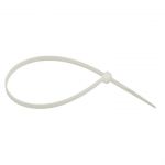 Хомут кабельный 3.6х180 нейл. бел. (уп.100шт) EKF plc-c-3.6x180