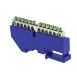 Шина нулевая N 6х9 12 отверст. цинк син. изолятор на DIN-рейку PROxima EKF sn1-63-12-d Шина нулевая N 6х9 12 отверст. цинк син. изолятор на DIN-рейку PROxima EKF sn1-63-12-d