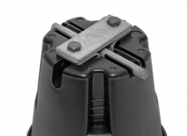 Держатель полосы 40х4 мм для плоской кровли с бетоном Держатель полосы 40х4 мм для плоской кровли с бетоном