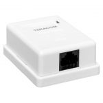 Розетка настенная TERACOM кат.5E неэкранированная 1 порт RJ-45 Dual IDC бел. EKF TRC-WBOX-1RJ45-5EUTP-WH Розетка настенная TERACOM кат.5E неэкранированная 1 порт RJ-45 Dual IDC бел. EKF TRC-WBOX-1RJ45-5EUTP-WH