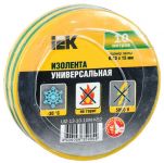 Изолента ПВХ 0.13х15мм (рул.10м) желт./зел. IEK UIZ-13-10-10M-K52 Изолента ПВХ 0.13х15мм (рул.10м) желт./зел. IEK UIZ-13-10-10M-K52